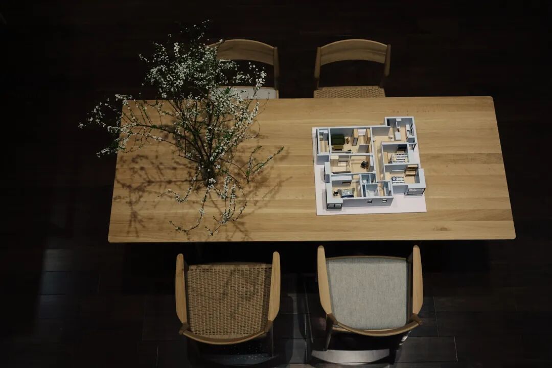 住宅方案中用于推敲空间关系的模型
