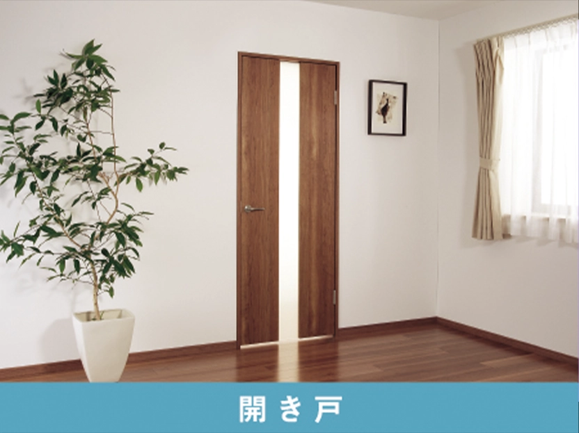 日式住宅中的室内平开门